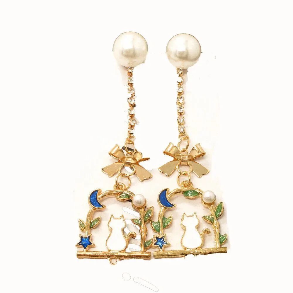 NWT Betsey Johnson Pastel Unicorn Earrings